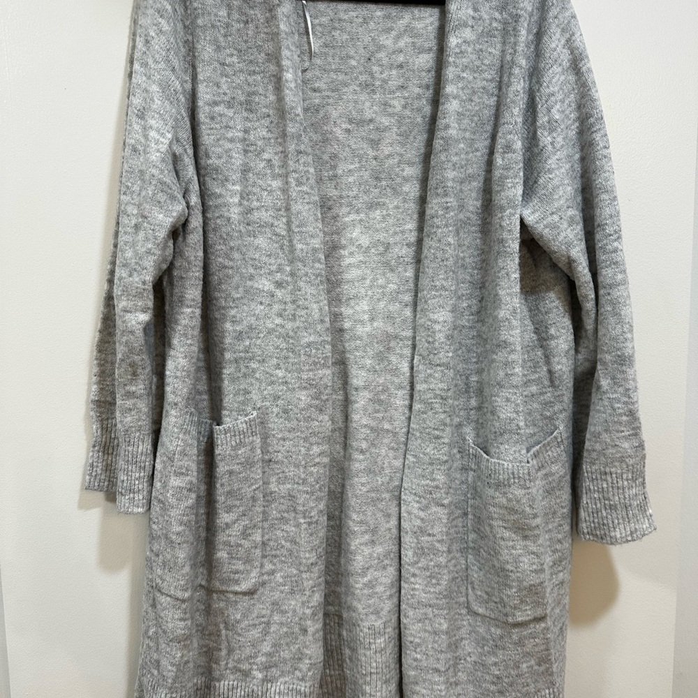 Marled Light Gray Women's Cardigan